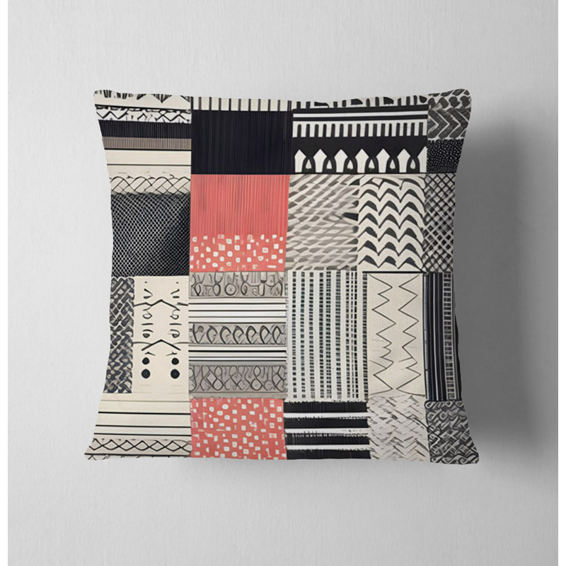 Coussin décoratif, Housse de coussin seulement - sans coussin, H 16 po x l 16 po