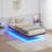 LED Floating Bed Frame No Box Spring Needed-1658856168