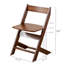 Chaise d'appoint en bambou et bois