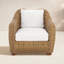 Chaise de patio en osier Melbourne