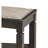 Trekk Dining Bench, X-Stretcher And Nailhead Trim, Black Wood, 50 Inch