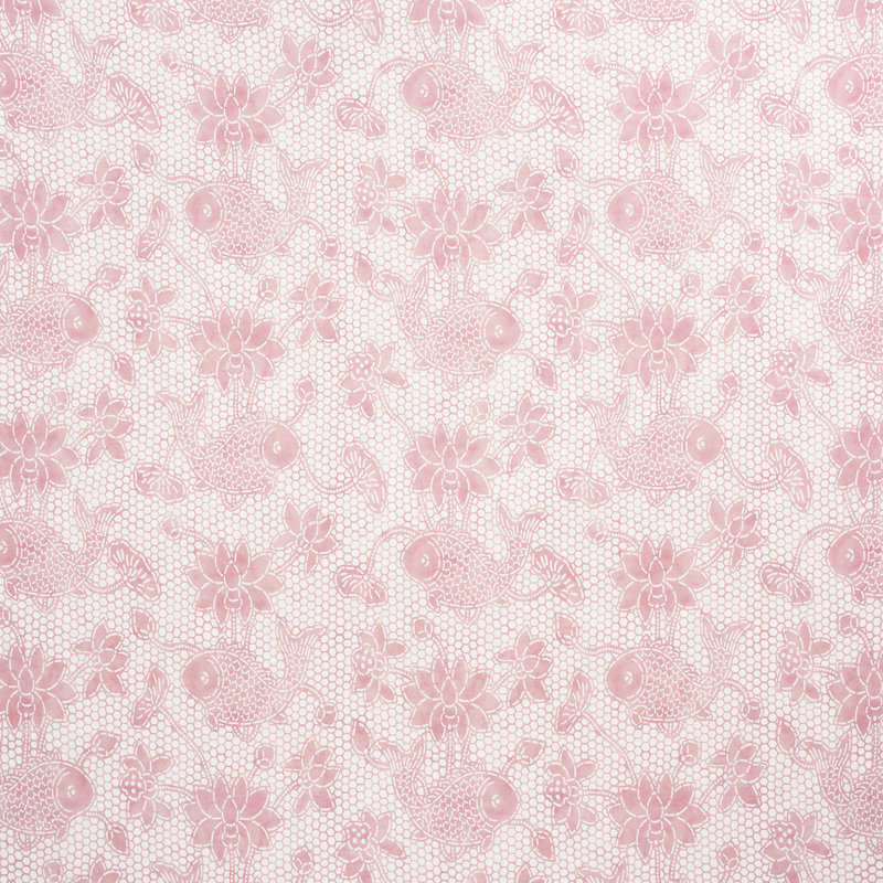 Tissu Lotus Batik, Rose