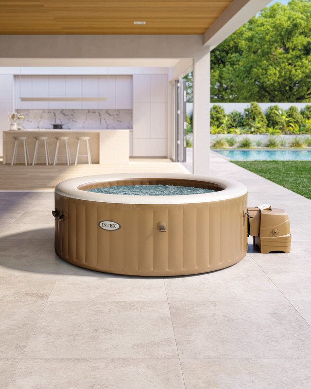 Vinyl Round Inflatable Pool 28'' H x W x L, 77" W x 28" H