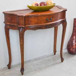 Windsor Hand-Carved One Drawer Hall Table