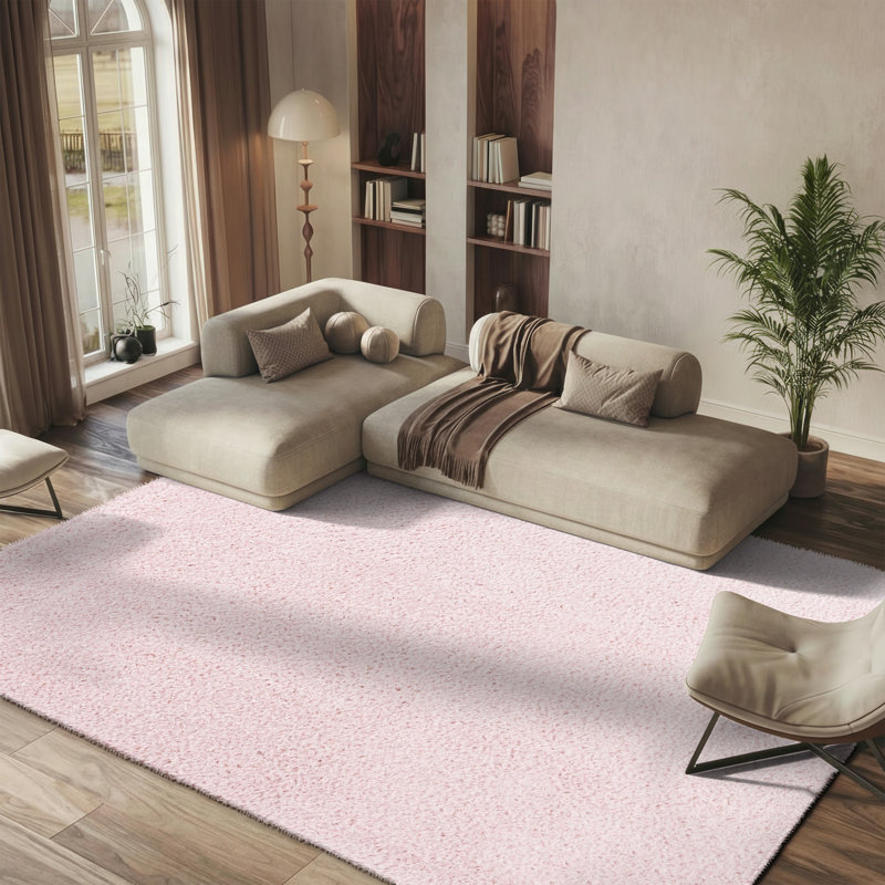 Madrid Shag 200 Performance Solid Color Rug, Rectangle 8' x 10'