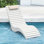 Méridiennes ergonomiques pour la piscine et le patio Aquawave avec motif à grain de bois et base anti-dérive