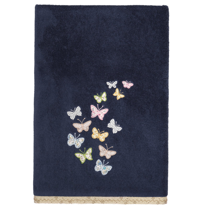 Ensemble de serviettes 100% coton turc, Marin, Ensemble de serviettes 4 pièces