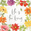«Farmhouse Floral II» par Beth Grove - peinture sur toile tendue-95875436-95875449-81297622