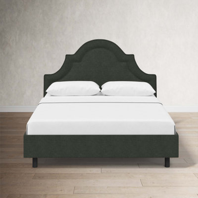 Knipe Velvet Upholstered Bed