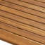 Table de bar d'extérieur minimaliste en bois d'acacia-2066641351