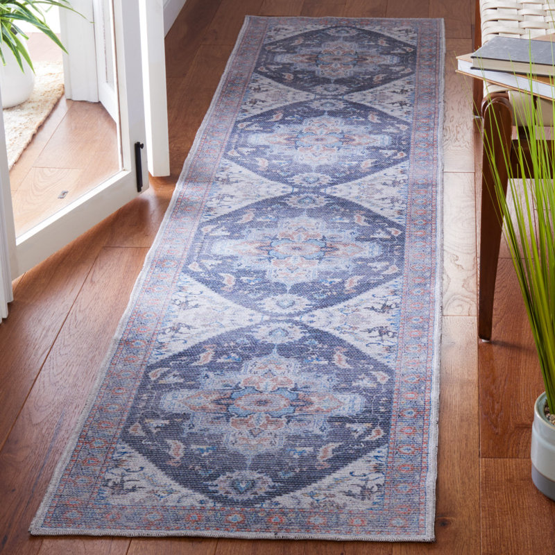 Langeloth Performance Machine Washable Oriental Rug, Runner 2' x 9'