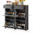 Slim Tipping Bucket Shoe Cabinet Set with 4 Flip Drawers