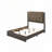 Rustic Gray Oak Finish Bed