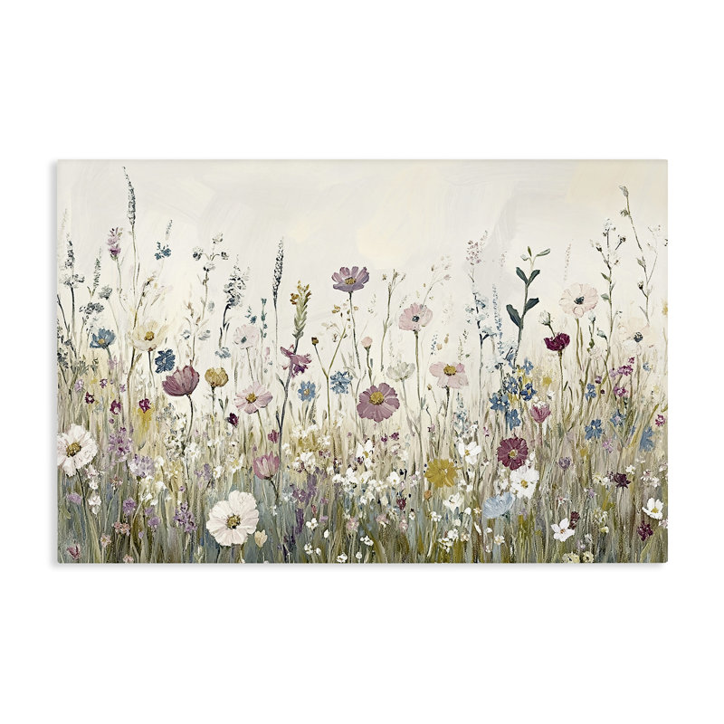 Toile de printemps pastorale, conception de Kim Allen, H 30 po x l 45 po