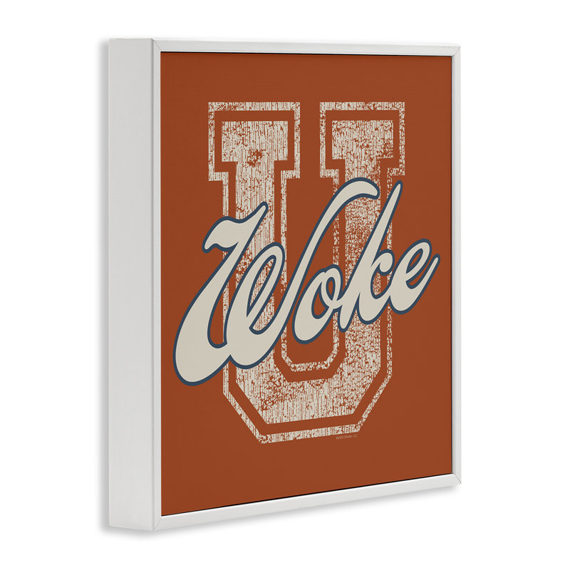 Art giclée par l'Université Woke U, Giclée encadrée blanc bord de mer, H 24 po x l 24 po