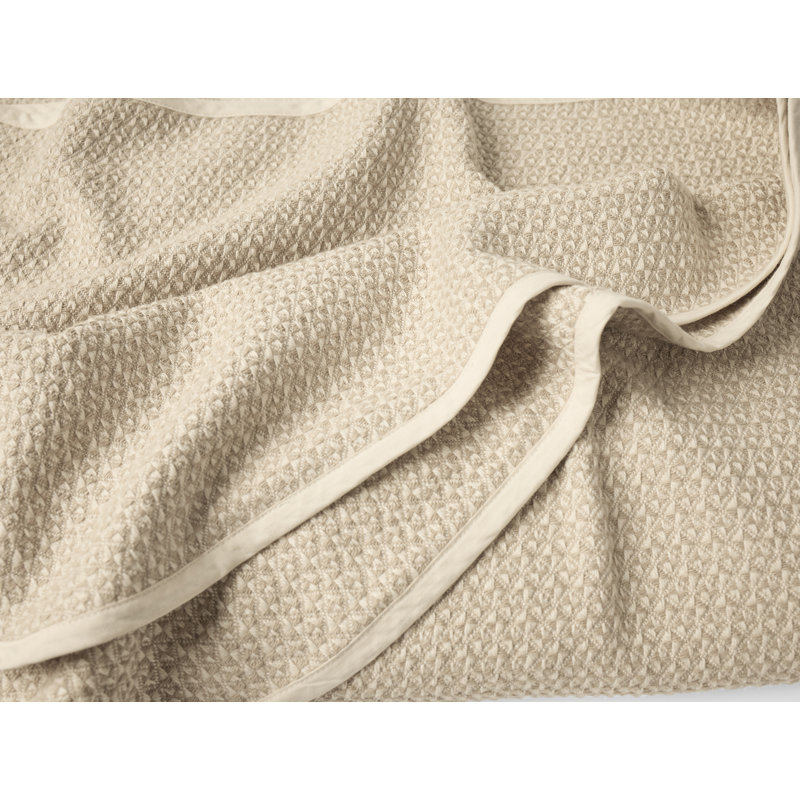 Blanket, 108" W x 92" L, Undyed Oyster