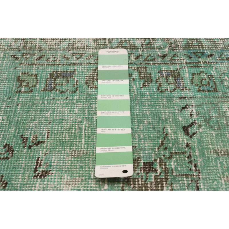 Tapis vert à transition de couleur 9 pi 1 po x 12 pi 2 po