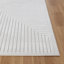 Michoel In- & Outdoor Scandi Modern Boho White Area Rug-564214907