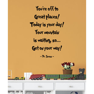Text & Numbers Wall Decal