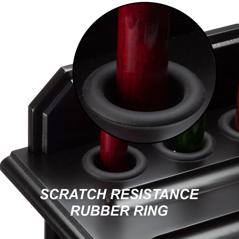 GSE Games & Sports Expert 10 Billiard Pool Cue Stick Floor Stand Rack ...