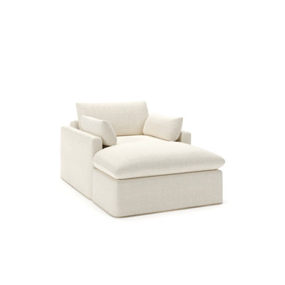 Luna Slipcovered Chaise