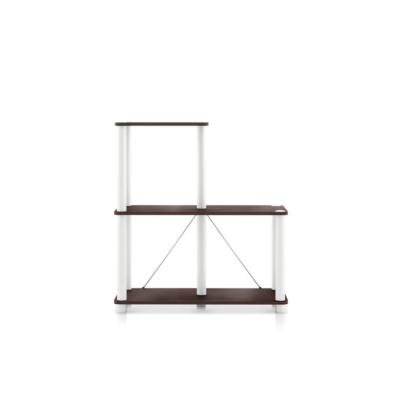 Étagère de rangement Terzenbach, (3 tablettes) H 30,11 po x l 27,55 po x P 12 po, Espresso