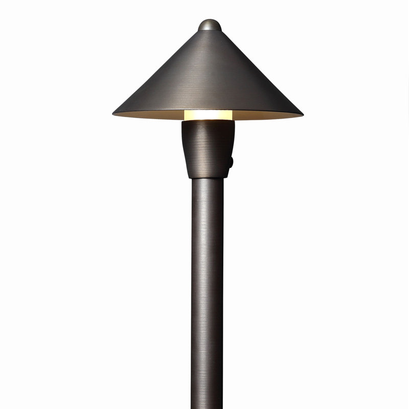 Lumière de cheminement câblée en laiton à basse tension avec ampoule à DEL G4 2700K
