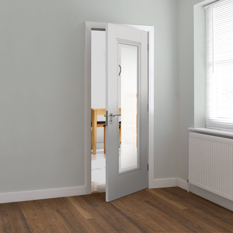 Belton Internal Door Primed, 198.1cm H x 68.6cm W x 3.5cm D