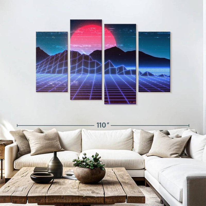 Kelan Digital Sunset, 54" H x 84" W
