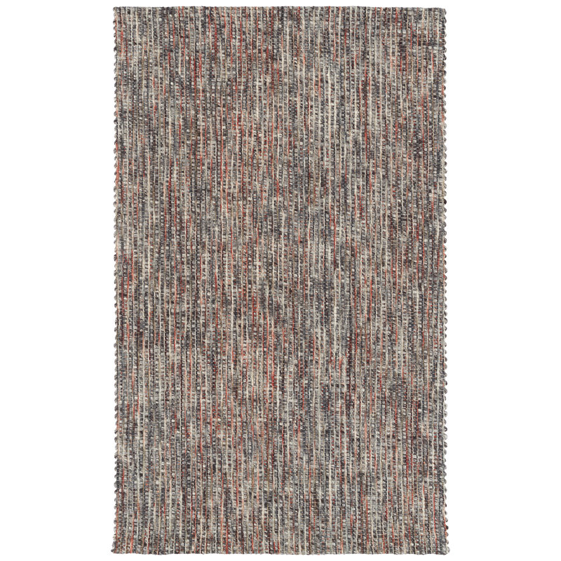 Tapis en laine crocheté à la main Isabell Canyon, Rectangle 2 pi x 3 pi