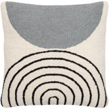 Hannover Geometric Wool Blend Reversible Pillow Cover