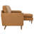 Valour 78" Leather Apartment Sectional Sofa by Modway-136808172