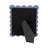 Resin Picture Frame with Scalloped Edges and Built-In Stand-883978013