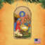Inspirational Icon 5'' Handmade Wood Shatterproof Hanging Figurine Ornament