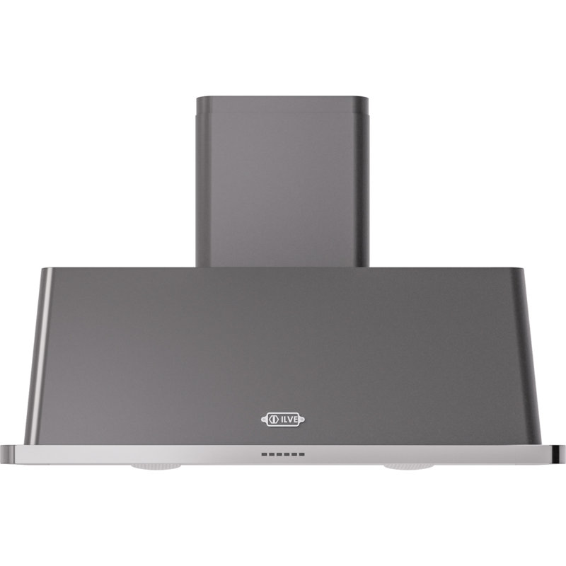 48" Majestic II 600 CFM Ducted Wall Mount Range Hood, Matte Graphite