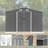 10X8 FT Outdoor Storage Shed,  Metal Foundation & Lockable Doors, Tool Shed For Garden, Patio, Backyard, Lawn-123375591-123375592