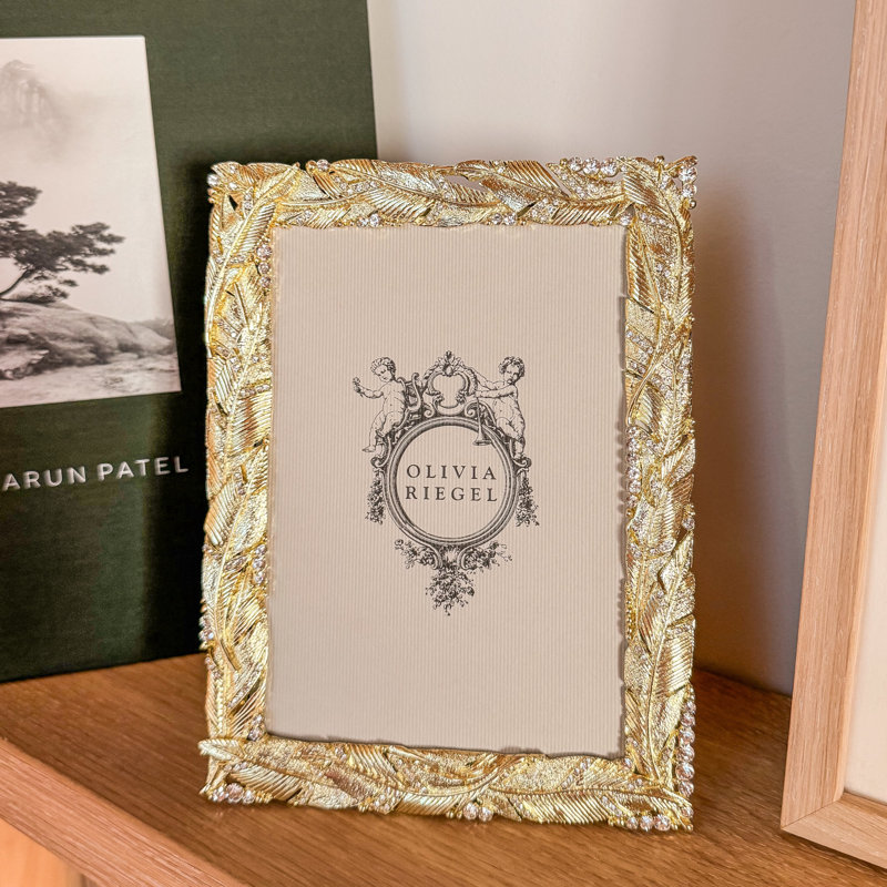 Preen Metal Picture Frame, Gold, 5" W x 7" H