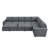 Caren L-shaped Sleeper Sectional Modular Sofa Bed With Storage Seat-115354122