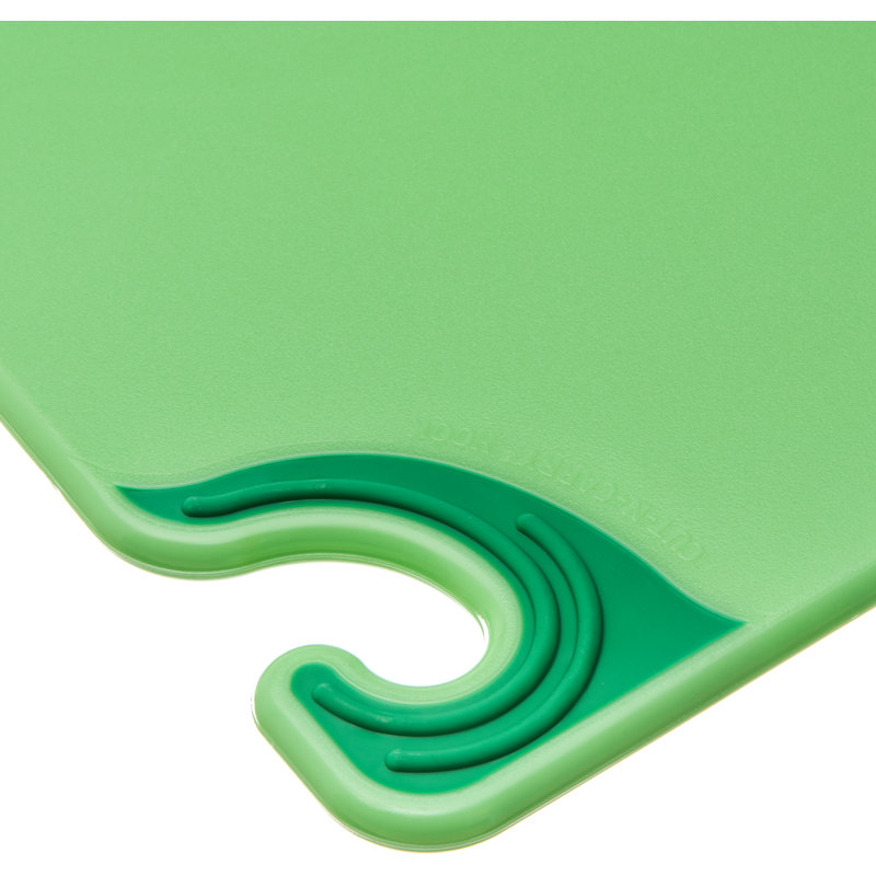 Planche à découper Saf-T-Grip, L 12 po x L 18 po, Vert