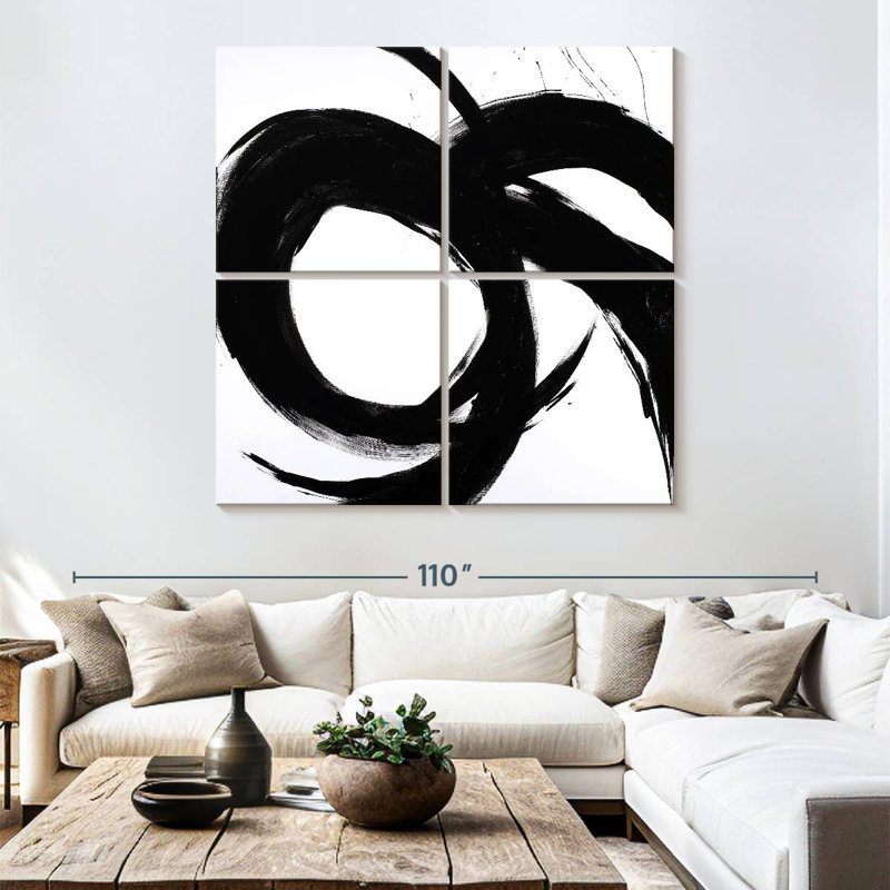 Avery Circular Strokes II, H 74 po x l 74 po