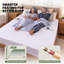 Protège-matelas chauffant, surmatelas électrique matelassé à poches profondes avec 10 réglages-118621558