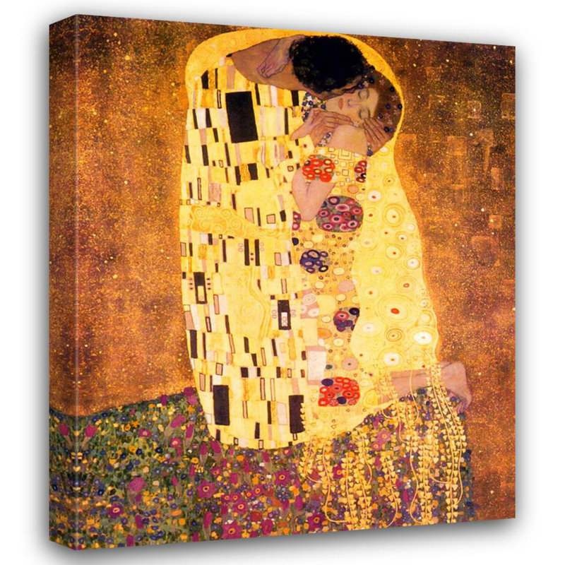 Le baiser, H 44 po x l 36 po