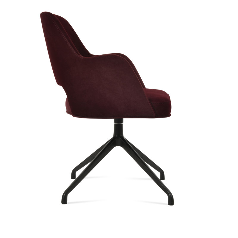 Marash Arm Spider Dining Chair, Black