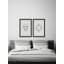 «Triangles and Diamonds Diptych», ensemble de 2 reproductions d'impressions encadrées-32580802