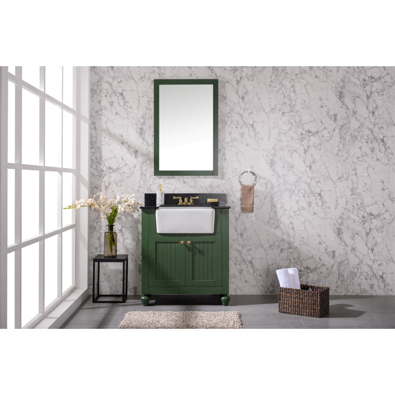 Ensemble de meuble-lavabo simple 31 po Mance, Vert Vogue