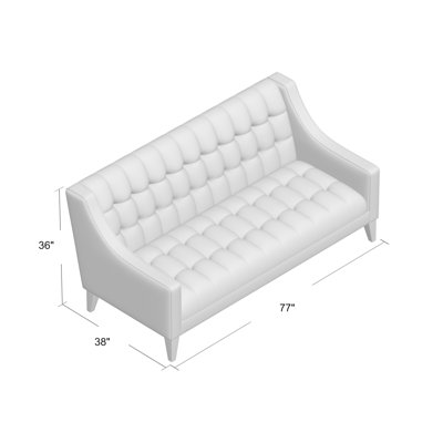 Upholstered 77 " Sofa