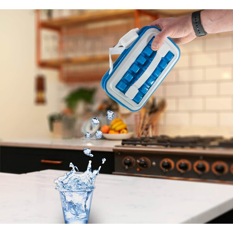 This ice cube tray is perfect for crowded freezers—and it's only $10