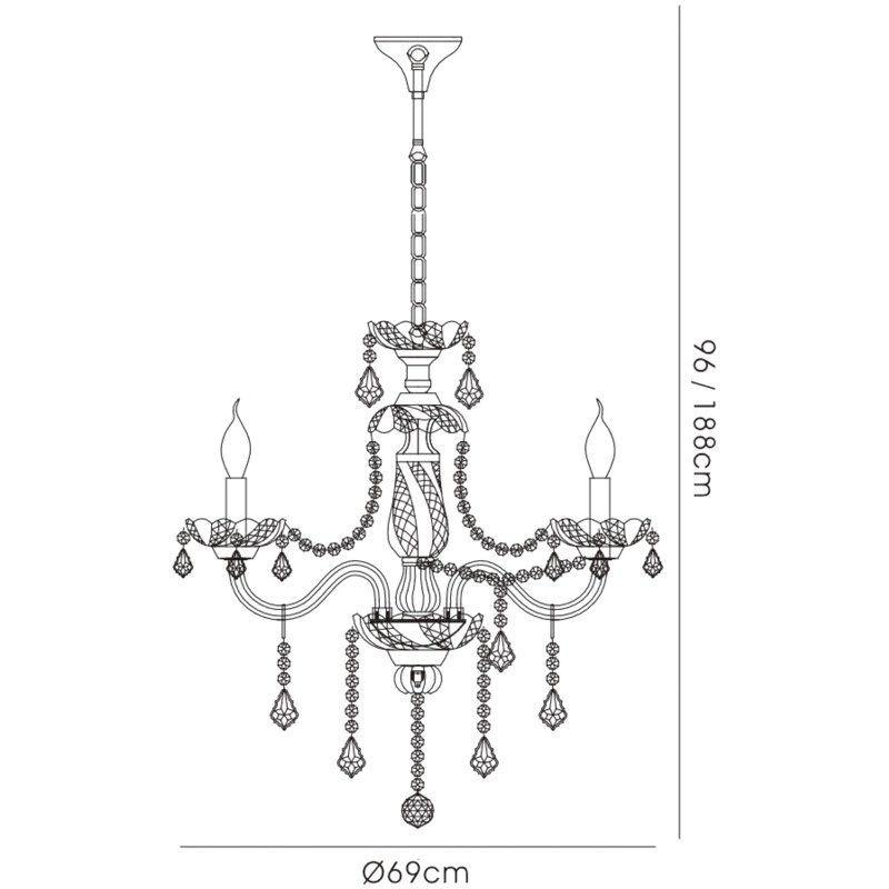 Lockhart Chandelier, 8 Light
