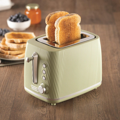 Daewoo Cascade 2-Slice Toaster, Sage