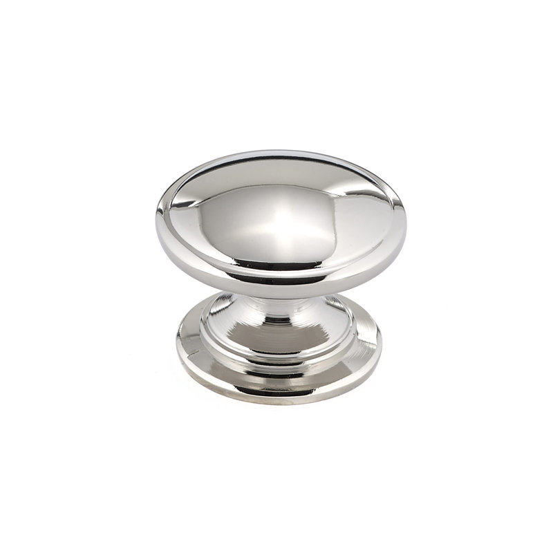 Poignée ronde Expression 1 5/16 po de diamètre, Nickel poli